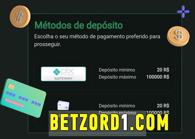O cassino betzord bet oferece uma grande variedade de métodos de pagamento